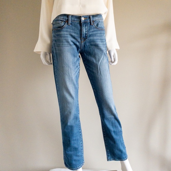 Lucky Brand Denim - Lucky Brand Sofia Straight Leg Distressed Jeans